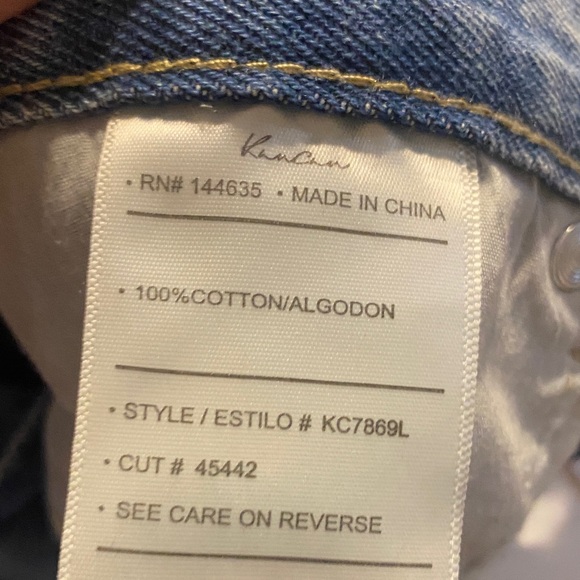 KanCan Light Blue Denim Midi Skirt - Picture 5 of 6